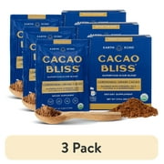 (3 pack) Earth Echo Cacoa Bliss Travel-Sized Organic Superfood Powder with MCT Oil, 15 Servings