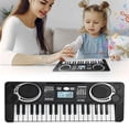 thumbnail image 2 of BINGLI Kids Piano Keyboard 37 Keys - Multifunction Educational Music Toy with Microphone & LED Lights, First Musical Instrument Learning Gift for 3-8 Year Old Girls Boys Beginners, 2 of 8