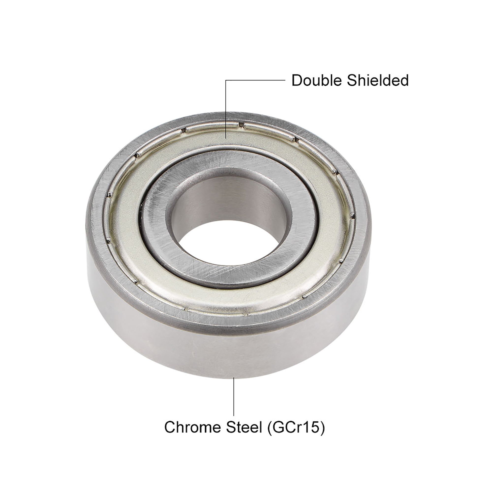 Deep Groove Ball Bearings Z2 Double Shielded Chrome Steel Roller
