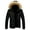 Black, variant on Winter Jacket Mens Down Coat Warm Parkas Streetwear Extra Thick Highly Padded Windproof High Collar Male Puffer Jacket for Outdoor