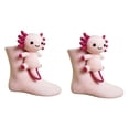 thumbnail image 1 of Calcetines de Punto con Diseño de Animales para Mujer, Gruesos, Bonitos Y Novedosos, Suaves Y Peludos, Regalos de Navidad. Dragón rosa, 1 of 8
