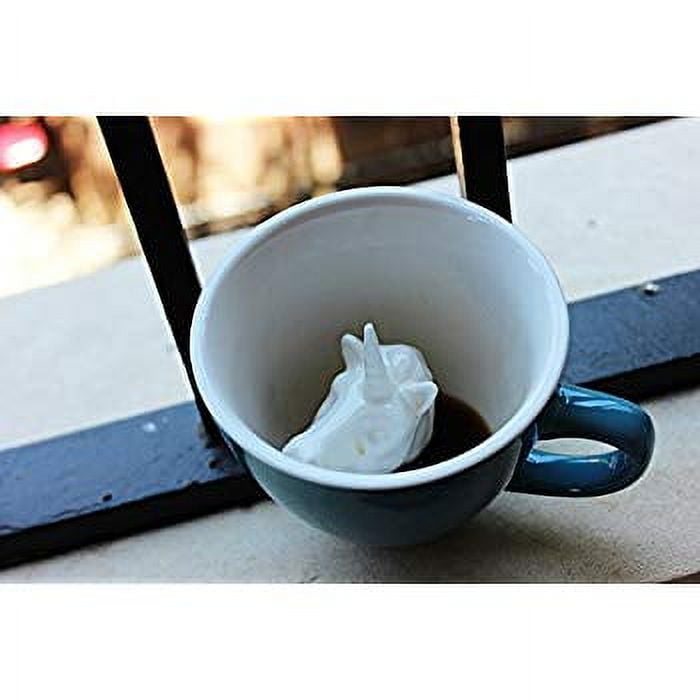 creature cups Dragon Ceramic Cup (11 Ounce, Black) - Hidden Animal Inside -  Holiday and Birthday Gift for Coffee & Tea Lovers