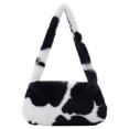 thumbnail image 1 of Vintage Female Shoulder Underarm Bag Animal Pattern Plush Portable Mini Purses, 1 of 9