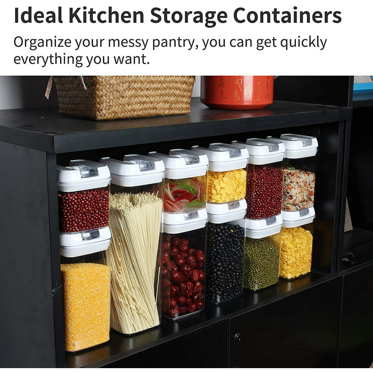 28 Pack Airtight Food Storage Container Set, Pantry kitchen organization  and Sto