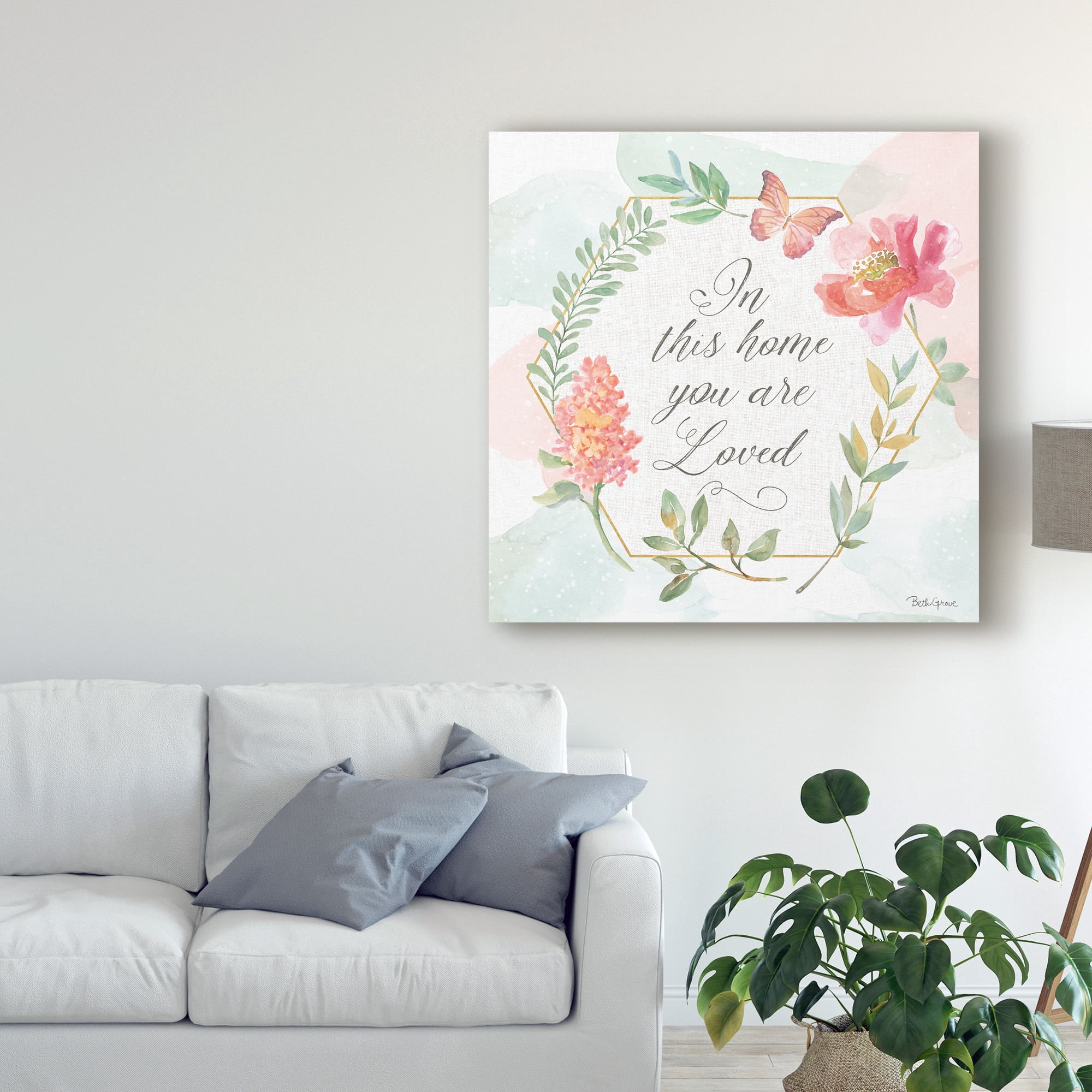 Trademark Fine Art 'Watercolorful VII' Canvas Art by Beth Grove