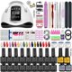 thumbnail image 2 of Manicure Set For Nail Extensions Gel Nail Polish Set Acrylic Kit Poly Nail Gel Set With UV Nail Lamp Dryer Nail Drill Nail Tools qiuyongming unisex, 2 of 2