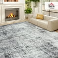 thumbnail image 2 of HOMCOM Area Rug 9x12, Modern Abstract Washable Rug for Living Room, Grey, 2 of 10