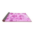thumbnail image 2 of Ahgly Company Indoor Rectangle Abstract Pink Modern Area Rugs, 7' x 10', 2 of 4