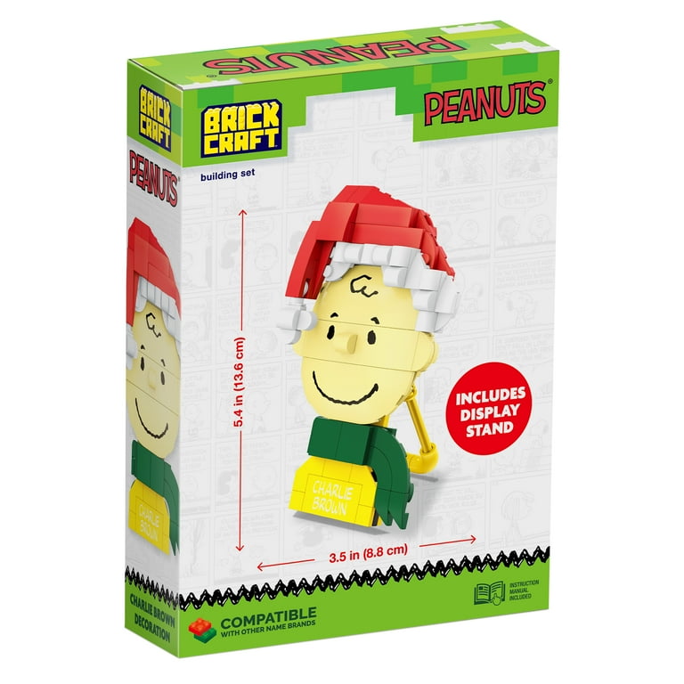Brickcraft Peanuts Charlie Brown Decoration Building Kit (130