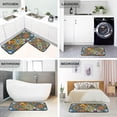 thumbnail image 4 of Mexican Talavera Tile Kitchen Rugs and Mats Set 2 Piece Non Slip Washable Runner Rug Set of 2 for Floor Home Kitchen Laundry Decorative, 4 of 5