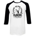 thumbnail image 1 of Popeye Comics Strong Finish Adult 3/4 Sleeve Raglan Shirt, 1 of 2