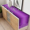thumbnail image 4 of Modern Purple Table Runner - 36 Inch Long, Kitchen Dining Table Runner Dresser Scarves, Abstract Diamond Luxury Gradient Farmhouse Decor for Coffee Tables Wedding Party Banquet, 4 of 8