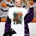 thumbnail image 5 of Retro Monster Family Sitcom T-Shirt, Horror Halloween Tee, 5 of 6