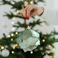 thumbnail image 2 of laiqvcdr Glitter Mint Green Christmas Ornament Hanging Decoration Reusable Xmas Tree Decor for Holiday Party Home Wedding Celebration B, 2 of 6