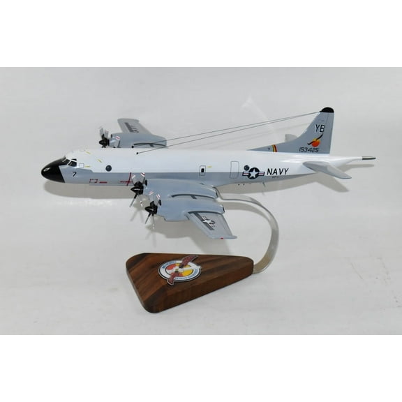 Lockheed Martin® P-3B Orion, VP-1 Screaming Eagles (1978 YB7), 18" Mahogany Model
