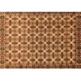 thumbnail image 1 of Ahgly Company Indoor Rectangle Abstract Orange Modern Area Rugs, 8' x 10', 1 of 4