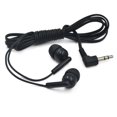 thumbnail image 1 of Auriculares intrauditivos con cable, auriculares con micrófono, negros, 1 of 3