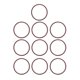 thumbnail image 1 of 10Pcs Tea Color Insulating Adhesive Tape Set Excellent Adhesiveness High Temperature Adhesive Tape Kit 500G 10mm, 1 of 4