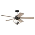 thumbnail image 5 of RSE52FB5 Craftmade Lighting Reese - 5 Blade Ceiling Fan with Light Kit-23.01 Inches Tall and 52 Inches Wide-Flat Black Finish, 5 of 13