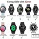 thumbnail image 2 of 5 P 20mm Stretchy Nylon Loop Watch Bands Compatible With Samsung Galaxy Watch Active 2 44mm 40mm/Active 40mm/Galaxy Watch 3 41mm/Galaxy Watch 42mm/Wat, 2 of 4