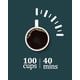 thumbnail image 3 of Garvee Urna de Café Comercial de 100 Tazas, Dispensador de Agua Caliente de 14 L/3,8 Galones, Gris, 3 of 6