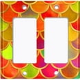 thumbnail image 6 of Metal Light Switch Plate Outlet Cover Mermaid Tutti MER015, 6 of 15