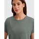 thumbnail image 5 of Remera CRZ YOGA de Algodón Pima Cuello Redondo Relajada Gris Salvia M, 5 of 5