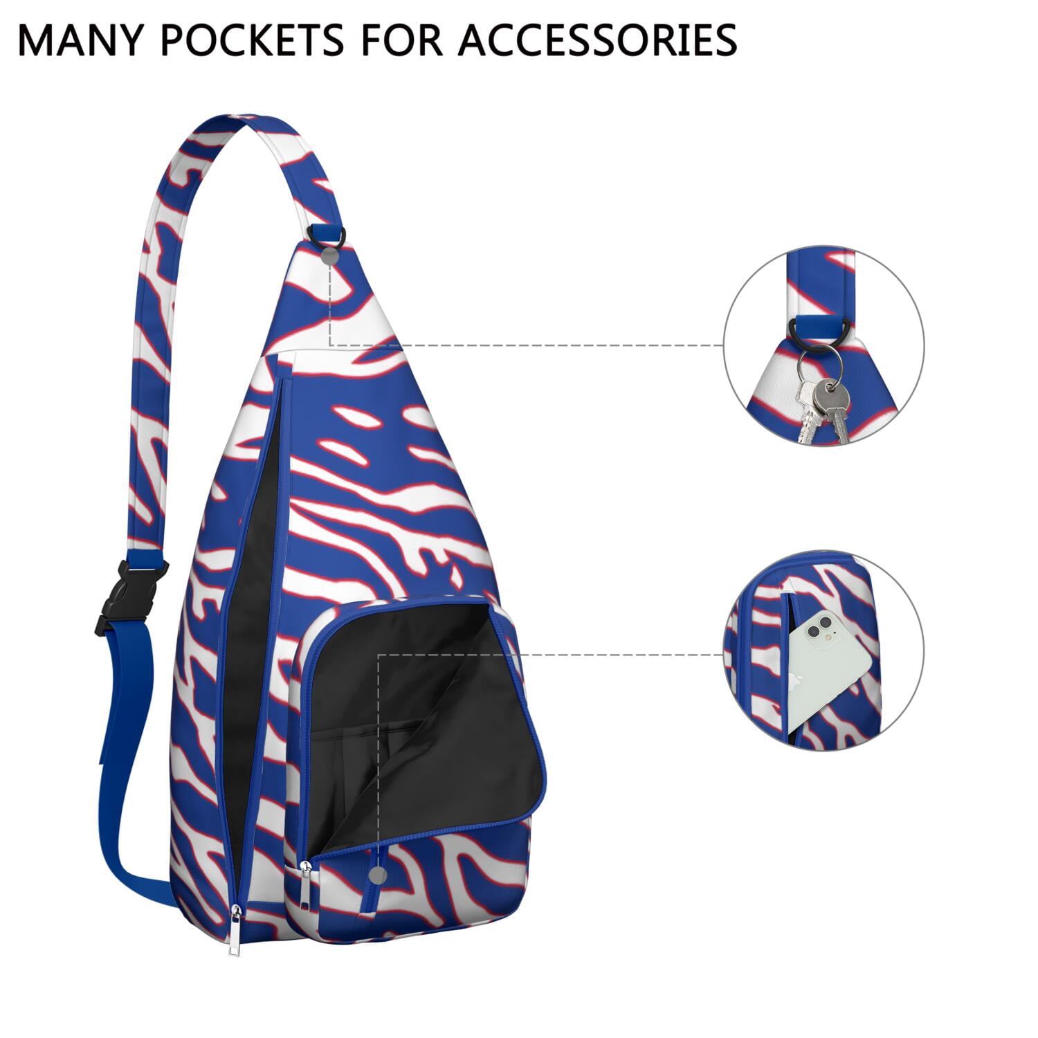 Modern Leopard Print Sling Bag - Fashion-Forward Animal Spot Pattern Crossbody Backpack for Women & Men, Water-Resistant Shoulder Bag (Classic Yet Contemporary Design)