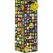 Jillson & Roberts Bottle Gift Bags, Emojis (12 Pcs)