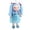 D001- Blue, variant on Stuffed Rag Doll Gift, Girls Toys, Plush Princess Doll, Room Decor for Girls, Pink Tulle Skirt with Gold Star Accents, Soft Skin-Friendly Fabric, 11 Inch Size Easy for Small Hands