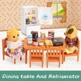 thumbnail image 5 of Juego de muebles para casa de muñecas, juguetes para niños, accesorios para casa de muñecas en miniatura, juguetes de juego de simulación para niños, niñas y niños pequeños a partir de 3 años con coci, 5 of 5