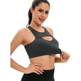 thumbnail image 2 of LELINTA Strappy Sports Bra for Women Sexy Crisscross for Yoga Running Athletic Gym Workout Fitness Tank Tops, 2 of 7
