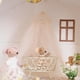 thumbnail image 5 of 1:12 Juego de cuna y dosel Muebles para casa de muñecas Accesorios fotográficos Accesorios de bricolaje Casa de muñecas Blanco, 5 of 9