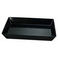 thumbnail image 2 of Yanco RM-618BK Rome Rectangular Deep Plate, Black - Pack of 6, 2 of 3