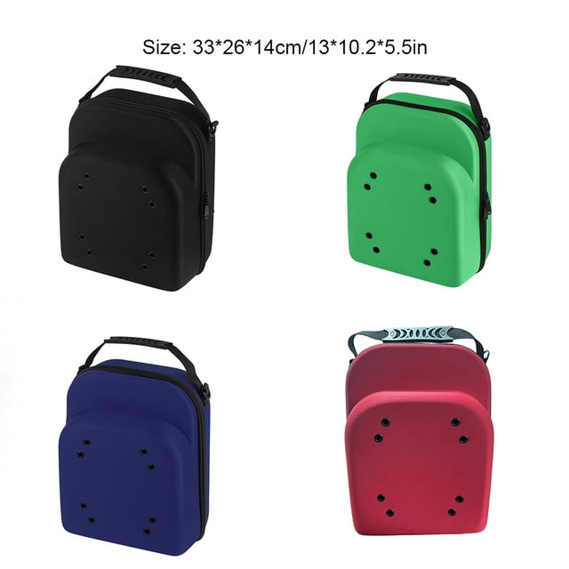 mmirethe Portable And Waterproof Baseball Cap Storage Box For Travelers Wear-resistant Anti Pressure Hat Box red