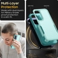 thumbnail image 3 of for Samsung Galaxy A35/A55 5G Case, [Shockproof] Military Grade Proof Protection [Dropproof] Rugged Protective Heavy Duty Phone Case Cover for Samsung Galaxy A35/A55 5G (Mint), 3 of 14