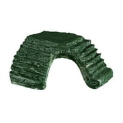 Zilla Basking Platform Reptile Ramps Corner, Green, Small