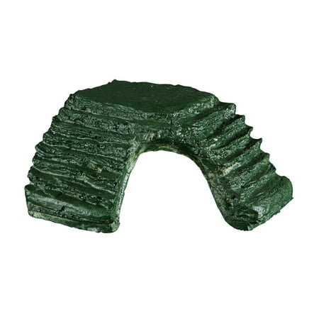 Zilla Basking Platform Reptile Ramps Corner, Green, Small