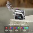 thumbnail image 3 of TIMIFIS Dynamo Exploder Electronic Rechargeable Lighter, Lighter, Transparent Double Lighter LED Power Display Type-C Rechargeable Lighter Outdoor Windproof Household Tools, 3 of 7