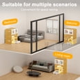 thumbnail image 2 of Happyhtes All-in-One Cat House, Large Indoor Cat Cage with Cat Bed, Scratching Board, and Litter Box, Multi-Functional Cat Condo for 1-2 Cats (yellow), 2 of 9