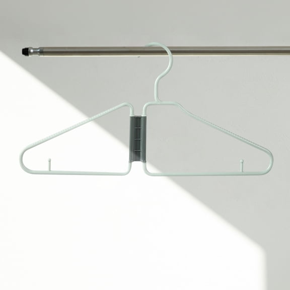 Clothes Racks for Hanging Clothes Foldable Storage Hanger Plastic Folding Home Storage Rack 39.5 * 21cm 3x Fold Clothes Hangers Plastic