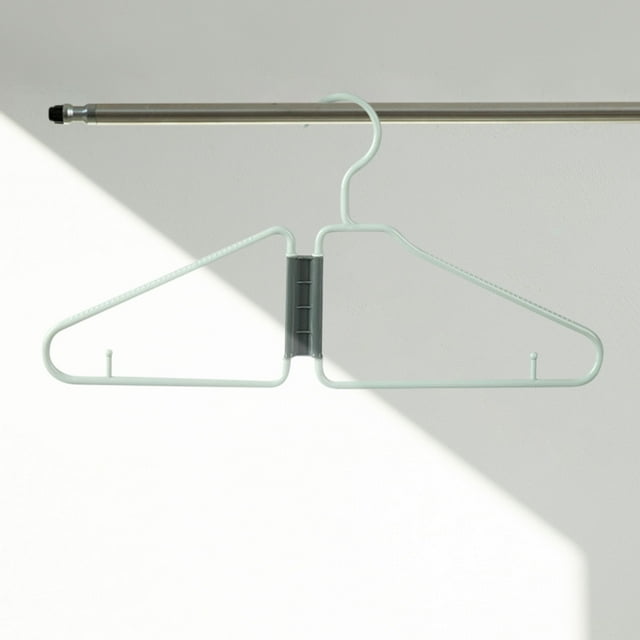 Clothes Hangers Plastic,Foldable Hanger Plastic Folding Storage Hanger Home Storage Rack 3Pc,Clothes Hanger Rack,Racks for Storage,Plastic Hangers for Clothes