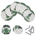 thumbnail image 3 of 1 Set St. Patrick Day Cup Mats Non-slip Coasters Heat Insulation Cup Coasters, 3 of 8