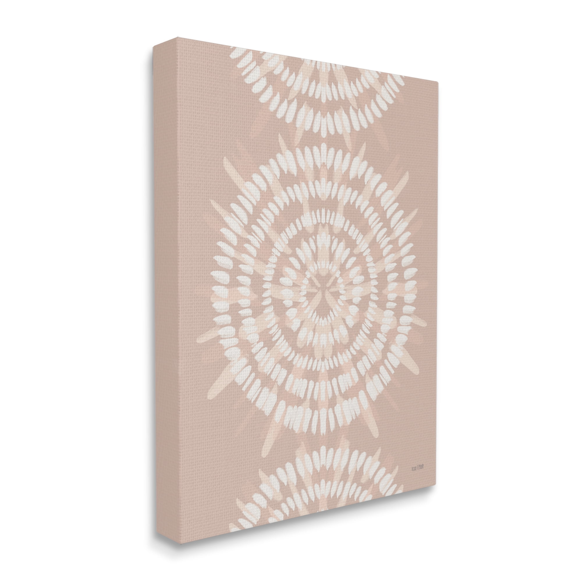 House Fenway Geometric Rose Gold Mandala Boho Flower Design 36 in x 48 in Painting Canvas Art Print, by Stupell Home Décor