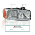thumbnail image 3 of Spec-D Tuning Chrome Passenger Right Side Headlight Compatible with 1999-2006 GMC Sierra 1500/2500/3500, Head Light Lamp Assembly, 3 of 6