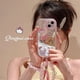 thumbnail image 5 of Funda de teléfono Kawaii Sanrio Kitty Kuromi con espejo estilo Graffiti para Iphone 15 15Pro 15Promax 14 13 12 11 Xr, funda anticaída incluida, 5 of 5
