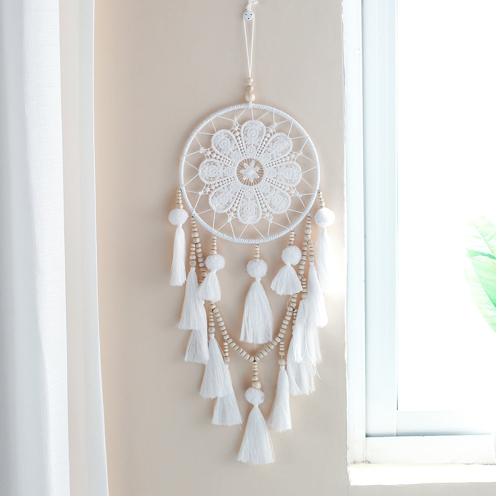 Indian Handmade Dream Catcher Feather Wall Car Hanging Decor Ornament Craft Gift 