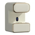thumbnail image 1 of Dispensador automático de pasta de dientes, exprimidor de pasta de dientes de montaje en pared para adultos, accesorios de baño, colgador de cepillos Blanco con luz, 1 of 9