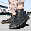 thumbnail image 6 of Tanleewa Waterproof Steel Toe Work Boots for Men Leather Safety Sneakers Shoe Size 4 Men/5 Women, 6 of 8