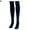 Navyblue, variant on Grofry Women Football Socks,Unisex Football Plain Long Sock Sport Knee High Large Hockey Soccer Rugby Stocks Blue